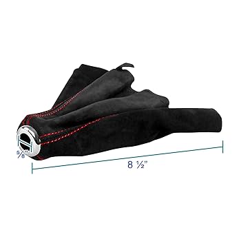 HTGベーシック Black DX TypeA Genuine OEM DC2 Acura Integra Type R Shift Boot Black Red